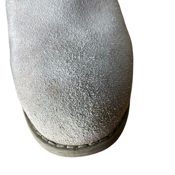 TOMS Women's Boots Size 10 AnkleLacy Forged Iron Suede Felt Desert Taupe Bootie - Picture 5 of 9